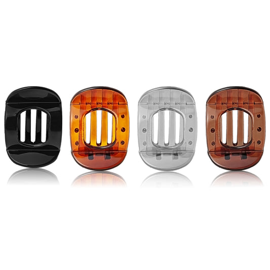 Sanas Small Square Bun Clip For Women 4 Pcs