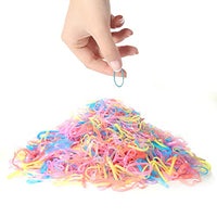 Sanas Mini Elastic Pastel Rubber Bands - 1100Pcs
