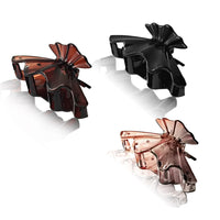 SANAS (3 Pcs) Shell Design Hair Claw Clips Stylish Aesthetic Clutchers Hair Accessories for Women and Girls Versatile 3 Shades (3 Pcs)