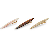 SANAS French barrette hair clips handmade resin design