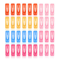 SANAS 36Pcs Multicolor Tic Tac Hair Clips Hair Accessories For Women