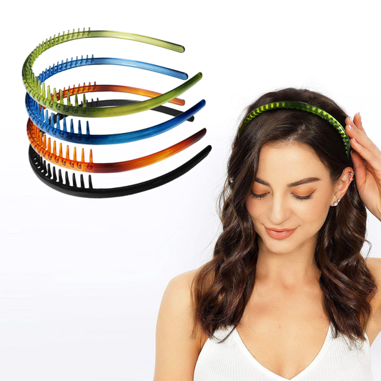 Sanas Teeth Hair Headband for Women - 4Pcs