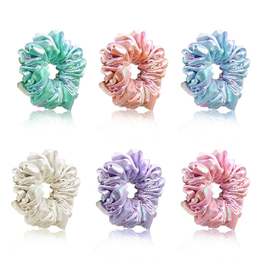 Sanas Scrunchies Set Rubber Band For Hair Accessories For Woman (6pcs) Multicolor