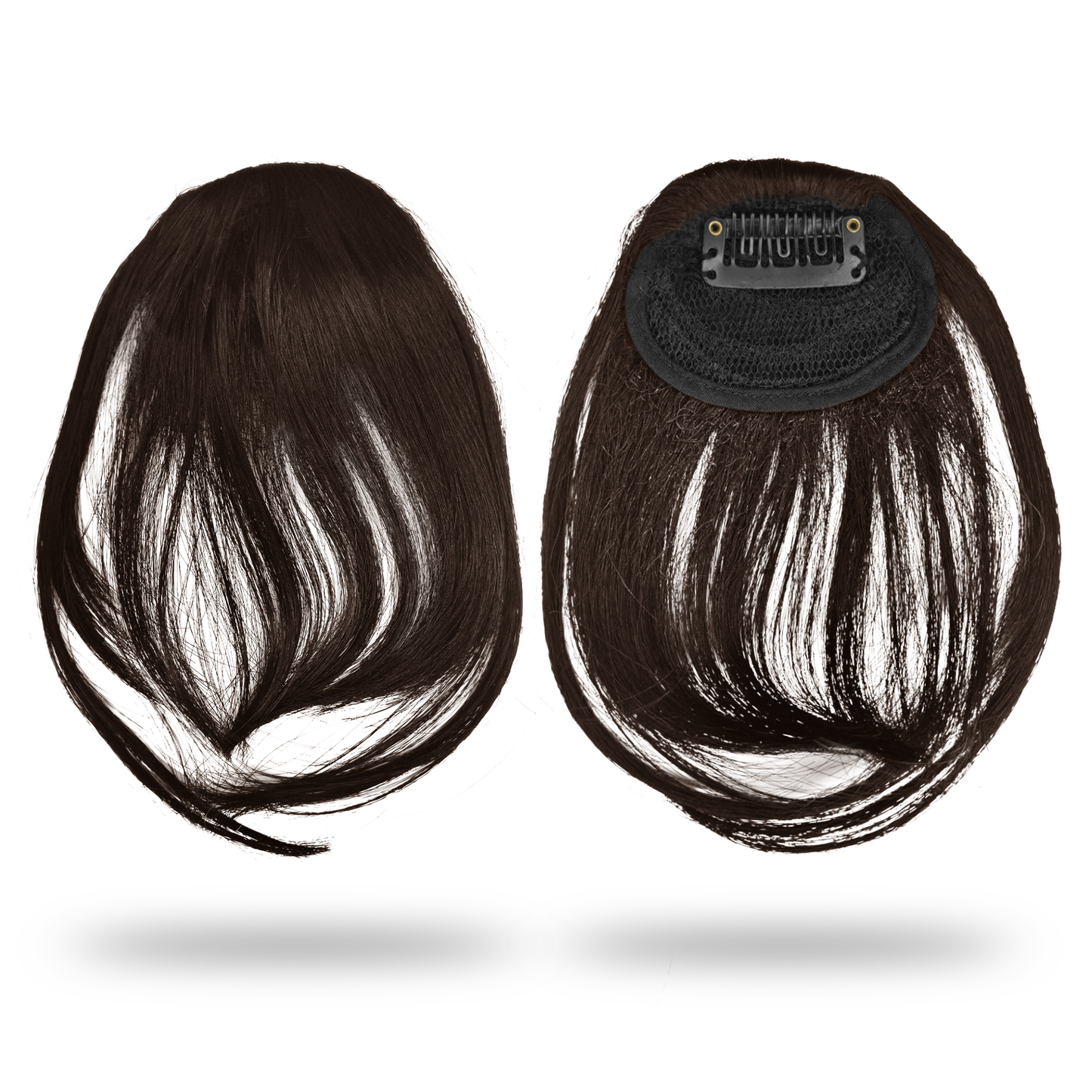 Sanas Brown Hair Bangs Extension - 1Pc