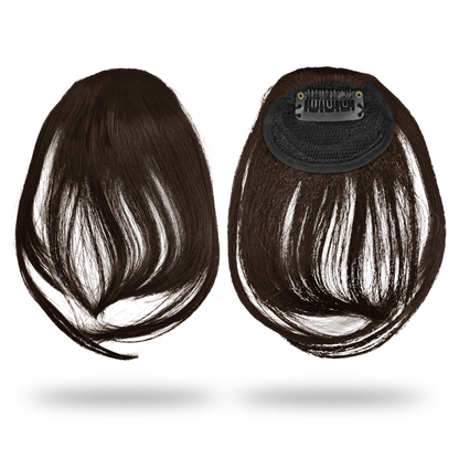Sanas Brown Hair Bangs Extension - 1Pc