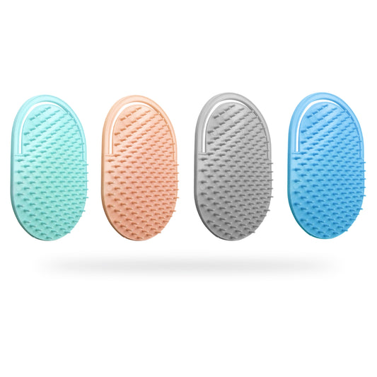 Sanas Soft Rubber Teeth Pocket Comb - 3Pcs