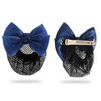 Sanas Hair Clip Juda Net For Women Shiny Blue Mesh Pattern (1Pc)