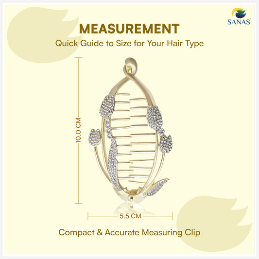 Sanas Metal Fishtail Banana Clip For Women 1 Pc