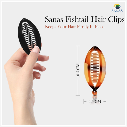 Lightweight banana clip hair clip for daily hairstyles and buns