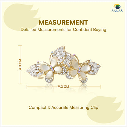 Sanas Dual Butterfly Gemstone For Women 1 Pc