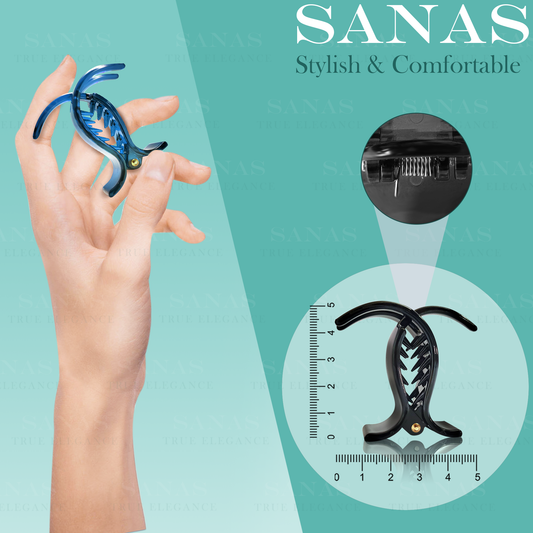 Sanas Fish Style Hair Clip - 4Pcs