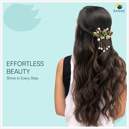 SANAS (1 Pc) Resin Butterfly Hair Clip Hair Accessories for Women and Girls (1 Pc)