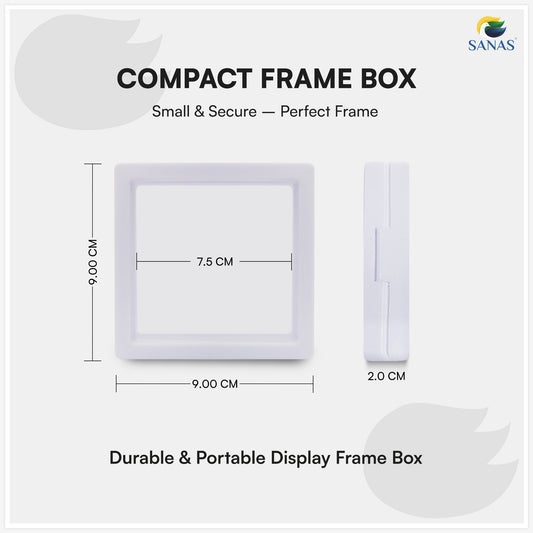 Floating Shadow Box Picture Frame for Jewelry and Keepsakes