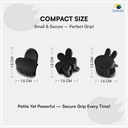 Sanas  Heart, Flower & Bunny Set For Girls 12 Pcs