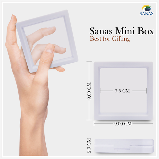 Sanas White Acrylic Shadow Box - 10Pcs