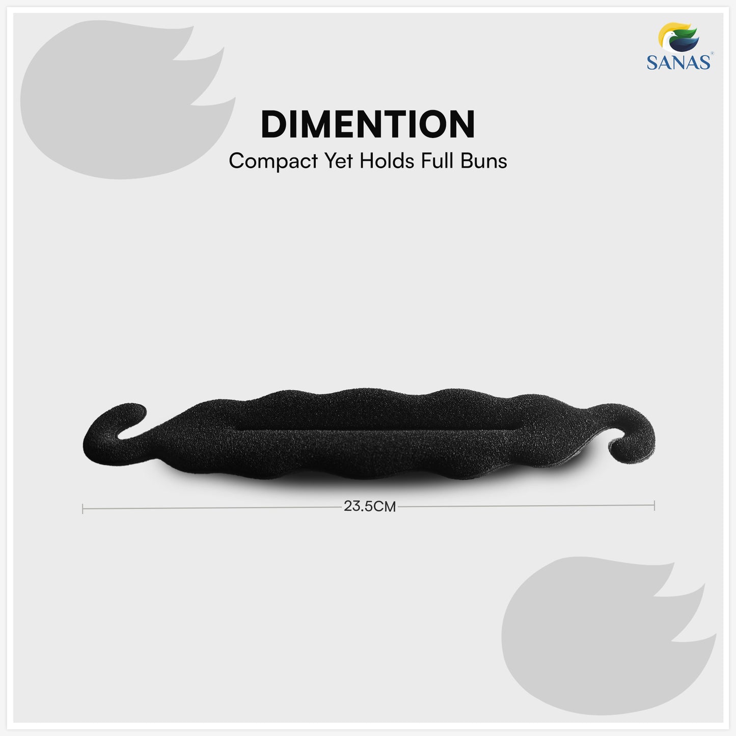 SANAS (2 Pcs) Donut Bun Hair Maker Hair Accessories for Women (2 Pcs)