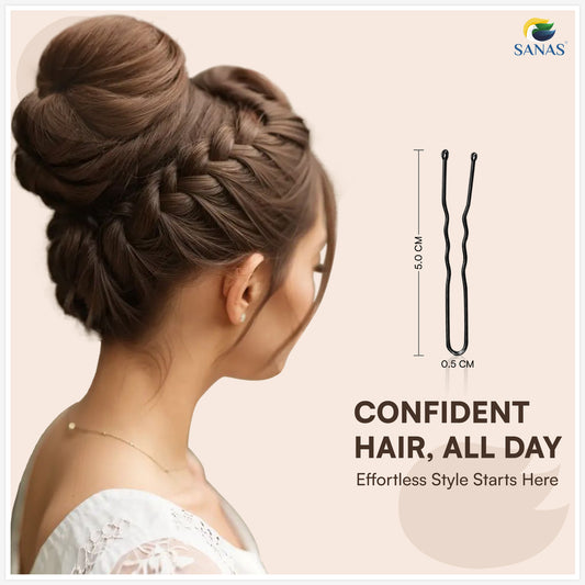 250PCS u shaped hair pins for women and girls