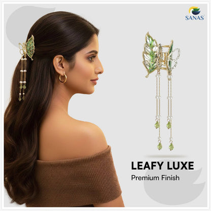 Butterfly Clips for Hair – Premium Gold Butterfly Hair Accessories with Pearl & Tassel, Strong Metal Butterfly Claw Clips for Women & Bridal Styling | Pick Any 3 Styles | Wedding & Party Wear Butterfly Hair Clutcher