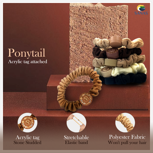 Sanas Synthetic Band Stone Tag - 5Pcs