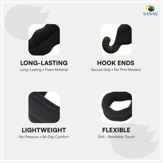 SANAS (2 Pcs) Donut Bun Hair Maker Hair Accessories for Women (2 Pcs)