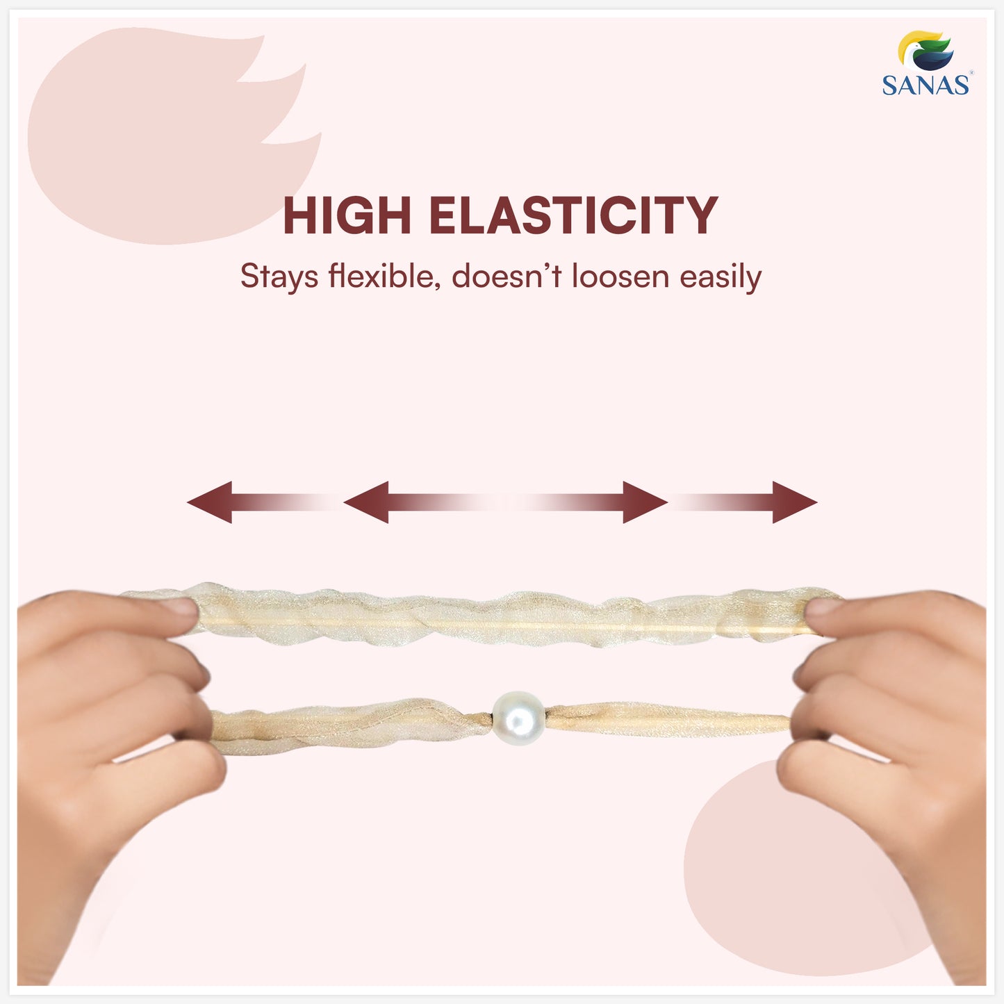 Elegant Hair Accessories Scrunchies Neutral Color Collection