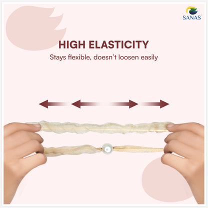 Elegant Hair Accessories Scrunchies Neutral Color Collection