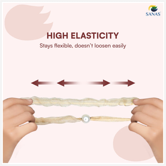 Elegant Hair Accessories Scrunchies Neutral Color Collection