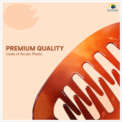 Sanas fishtail banana hair clips – strong hold hair accessories