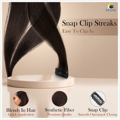 Brown Streaks Hair Extension