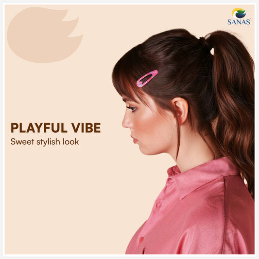 Sanas (24Pcs) Small Tic Tac Hair Clips For Women Stylish Polka Dot Tic Tac Clip For Girls Hair Accessories For Kids Girls Return Gifts Baby Hair Clips For Girls Baby Clips For Kids (Multicolor) (24Pcs)