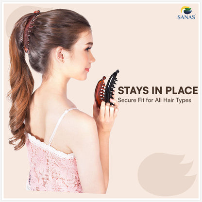 Women’s banana hair clip accessories