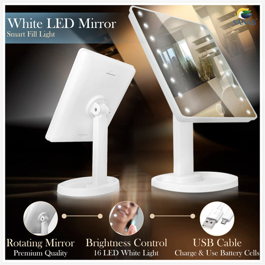 Sanas Makeup Mirror with LED Lights - 1Pc