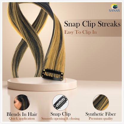 Blonde Streaks Hair Extension