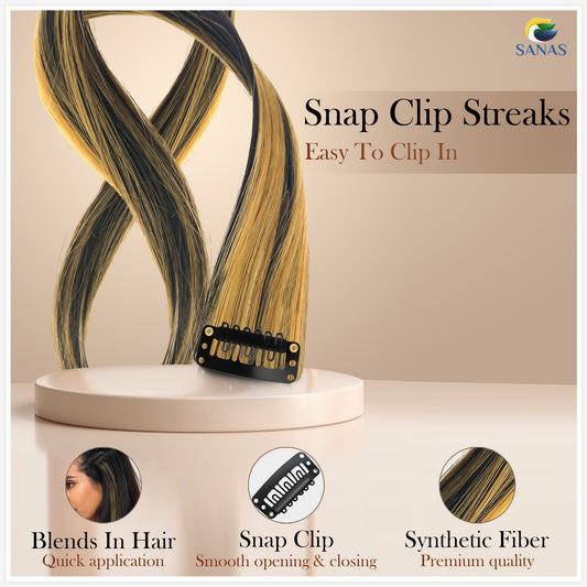 Blonde Streaks Hair Extension
