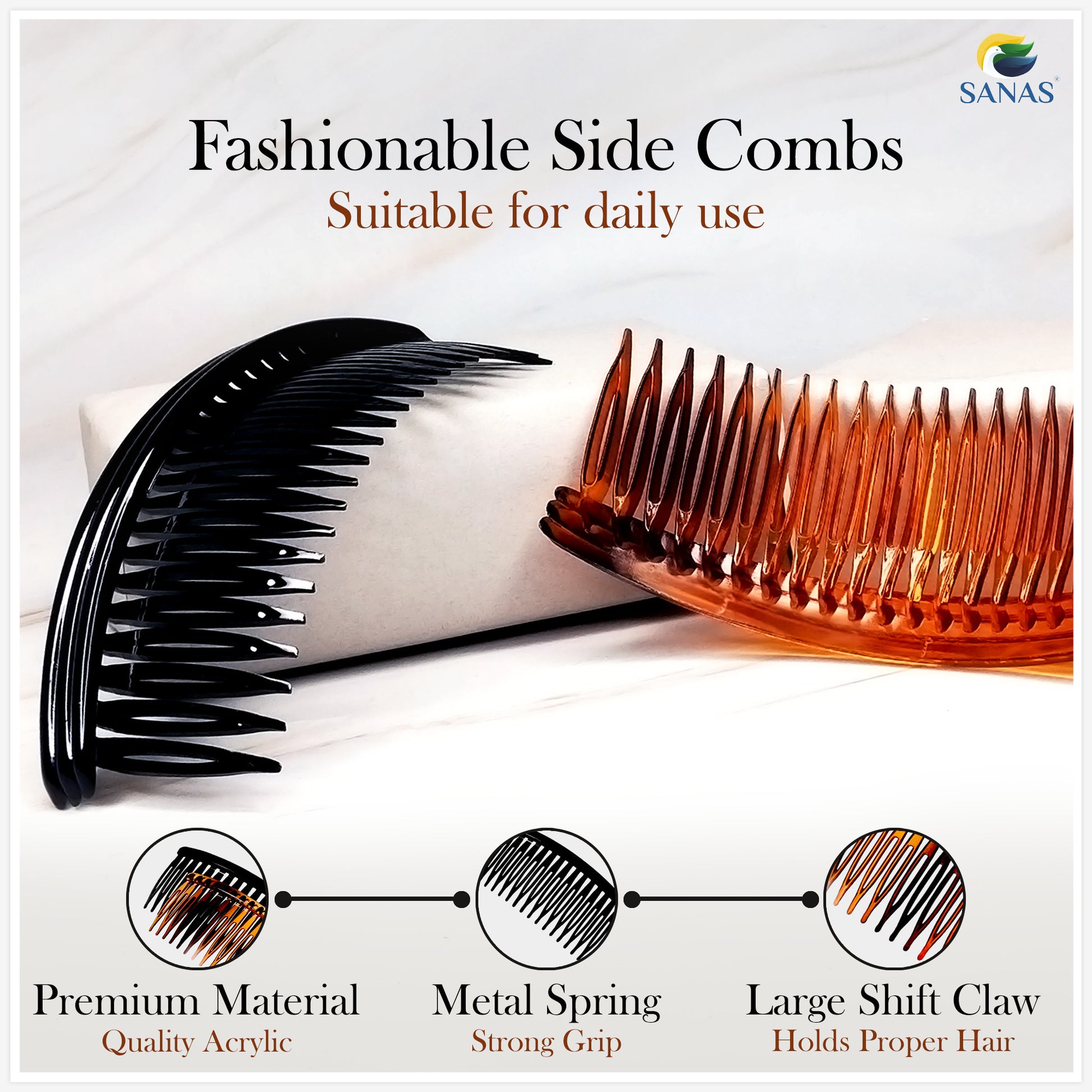 Comb Clip Side Hair Pin