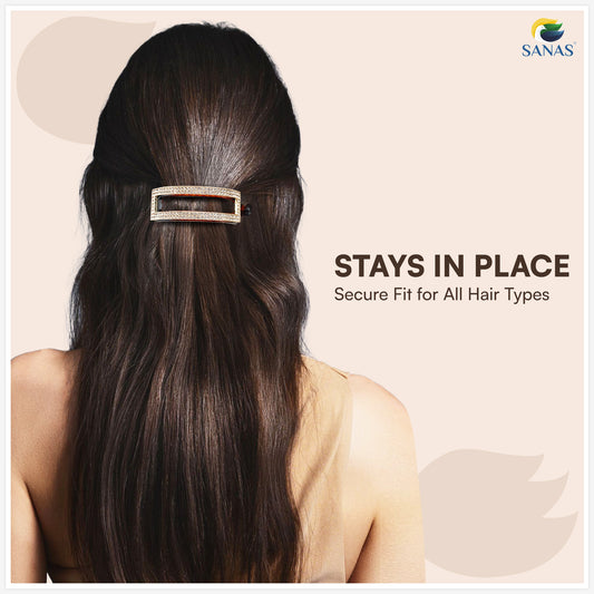 Sanas Rhinestone Crab Clip For Women 1Pc