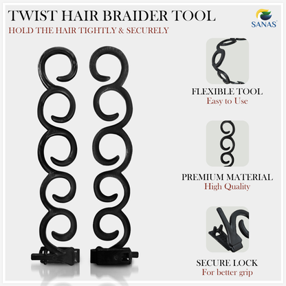 Sanas Spider Hair Braider Hair Styling Tool - 2Pcs