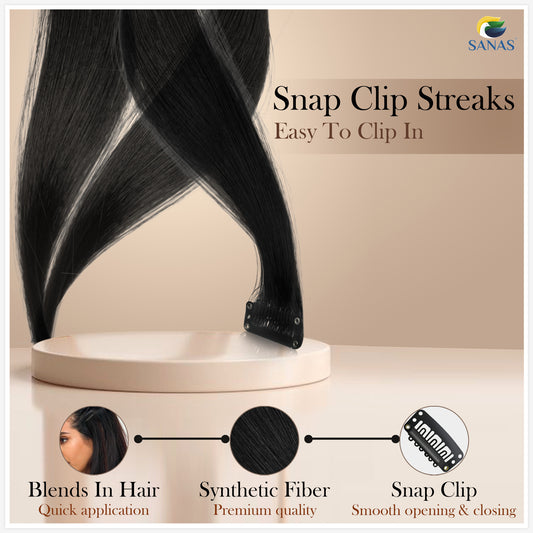Black Streak Hair Extension