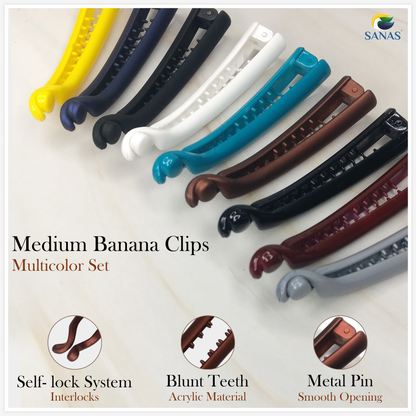 Stylish banana clip hair clip for ponytails and buns