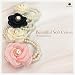 SANAS Floral Pearl Hair Tie Set for Women - 4 Pcs