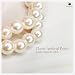 SANAS Floral Pearl Hair Tie Set for Women - 4 Pcs