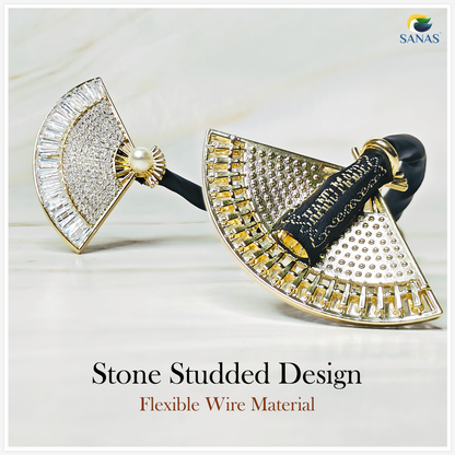 Sanas Rhinestone Hair Twist Bun Maker - 1Pc