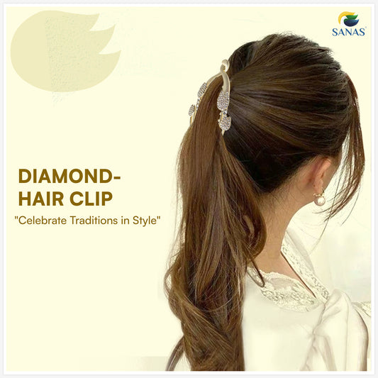 Sanas Metal Fishtail Banana Clip For Women 1 Pc