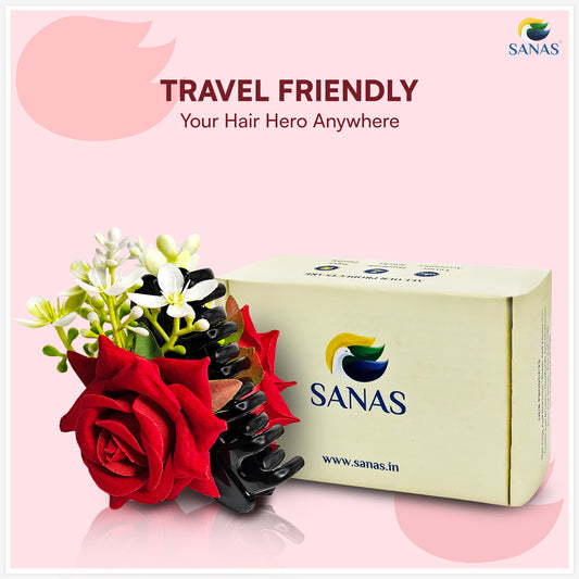 Sanas Red Rose Flower Clutcher For Women 1Pc