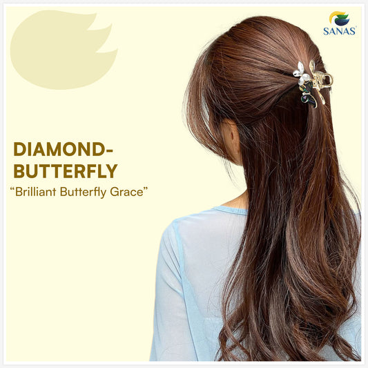Sanas Duo Butterfly Clip For Women 1 Pcs
