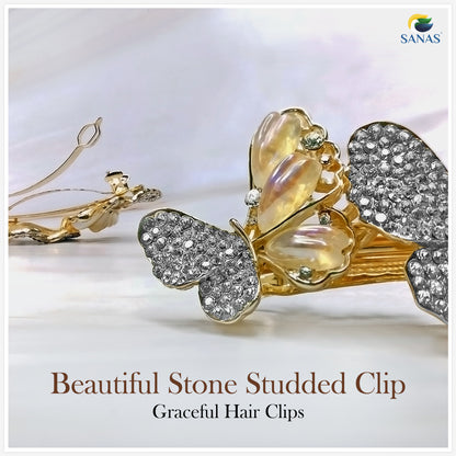 Sanas Pair Butterfly Back Pin - 1Pc