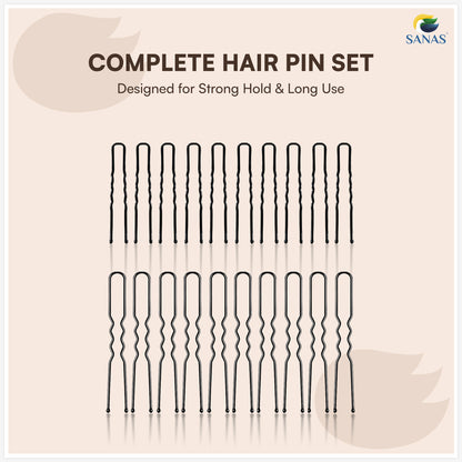 Durable hair pins for buns and elegant updo hairstyles