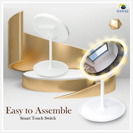 Sanas Table LED Makeup Mirror - 1Pc