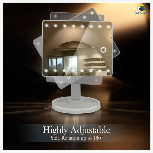 Sanas Makeup Mirror with LED Lights - 1Pc