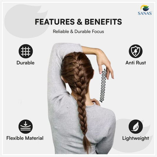 Sanas Long Hair Braider Tool - 1Pc